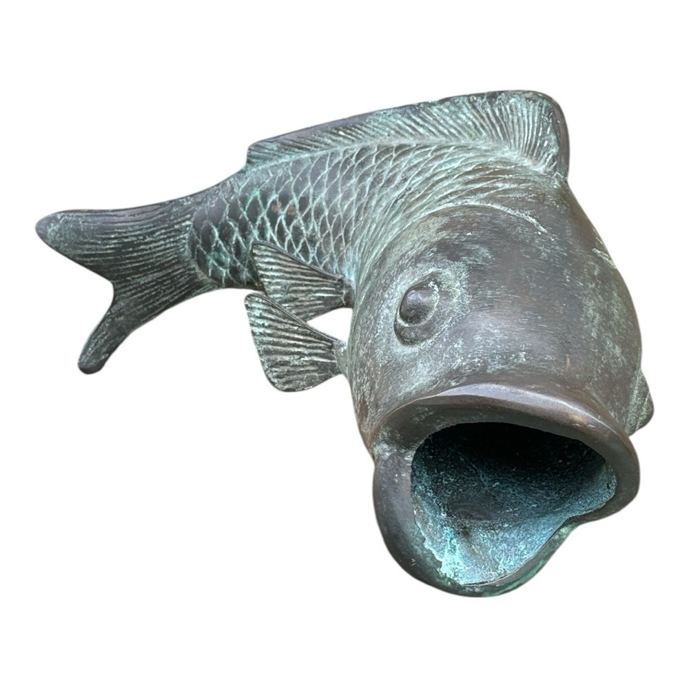 Vintage Decorative metal koi Fish Sculpture - Picture 8 of 10